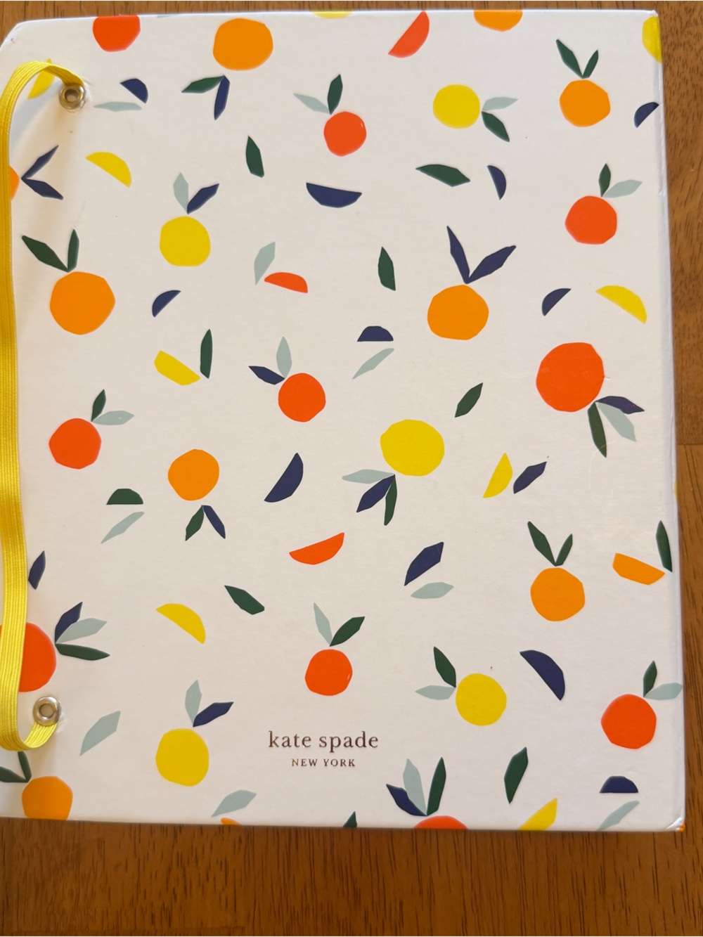 Kate Spade recipe book